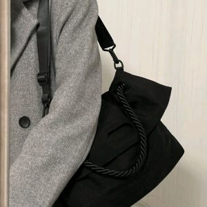 Women's Wide Strap Crossbody Bag - Versatile High-End Messenger Tote for Commuting - 2025 Fashion Trend