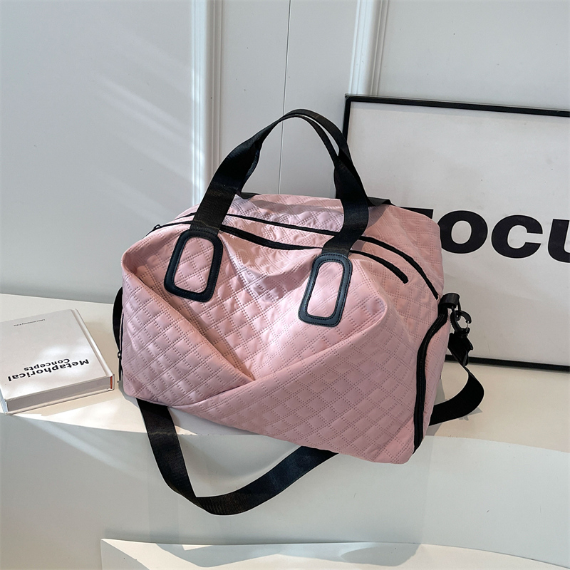 Women's Yoga Sports Bag with Dry Wet Separation, Large Capacity Fitness Bag, Handheld & Crossbody Travel Bag for Gym and Training