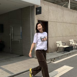 Y2K Cargo Pants with Zipper in Brown and Green - Towel Elastic Material, Trendy Waist-to-Hip Ratio, Urban Street Style