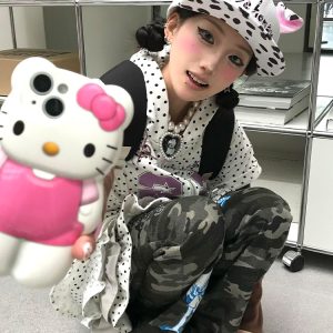 Y2K Style Women's Short Sleeve Dress with Hood, Summer Ruffled Edge, Subculture Millennial Skirt for Trendy Looks