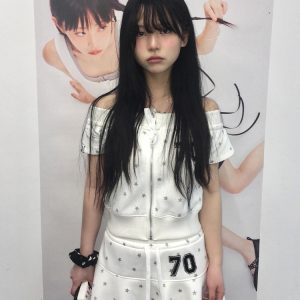 Y2K Summer Star Print Off-Shoulder Top & Slim-Fit Skirt Two-Piece Sports Suit for Women - American Style Sweet & Spicy Look