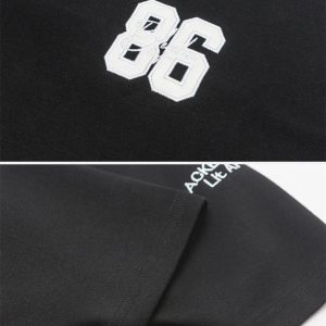 Concert Outfit 86 Embroidery V-Neck Sweatshirt