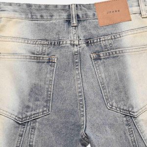 Concert Outfit Acid Wash Spray Baggy Jeans