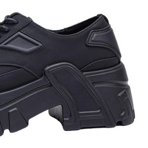 Concert Outfit All-Black Platform Shoes