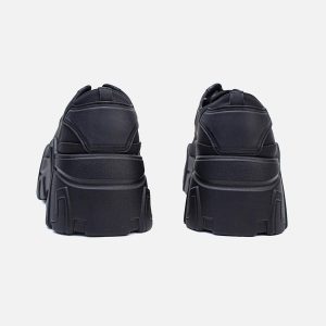 Concert Outfit All-Black Platform Shoes