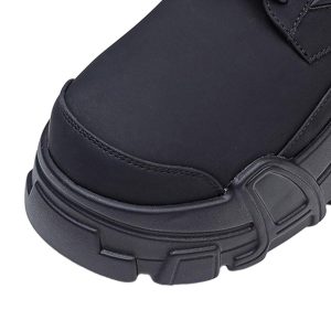 Concert Outfit All-Black Platform Shoes