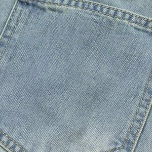 Concert Outfit American Gradient Bleach Wash Vintage Jeans