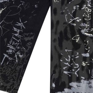 Concert Outfit American Graffiti Letter Print Jeans