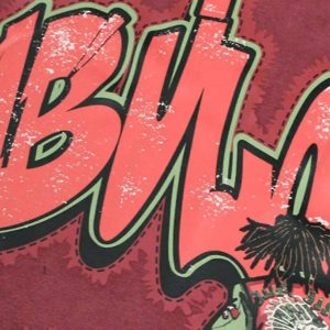 Concert Outfit American Hip-Hop Graffiti Distressed Hooded Hoodie