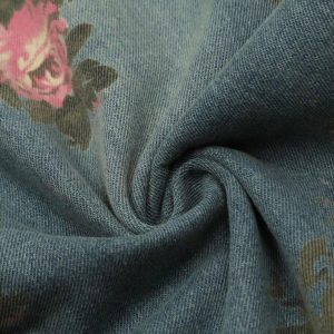 Concert Outfit American Hip-Hop Vintage Rose Jeans