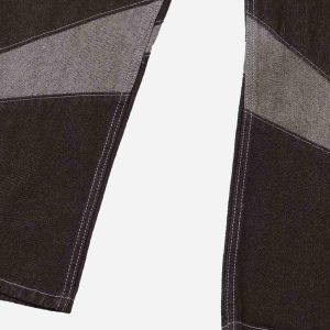 Concert Outfit American Patchwork Jeans