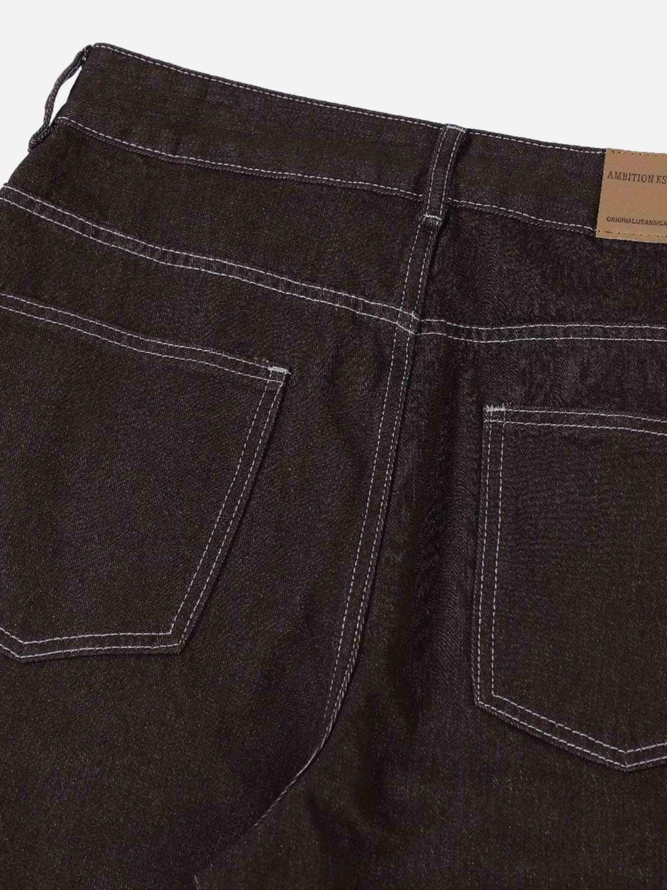 Concert Outfit American Patchwork Jeans Concert Outfit American Patchwork Jeans