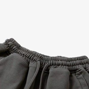 Concert Outfit American Retro Cross Cut Hole Shorts