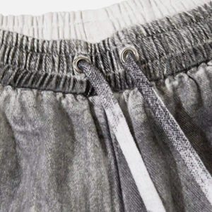 Concert Outfit American Retro Distressed Multi-Pocket Cargo Shorts