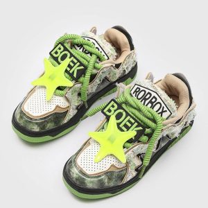 Concert Outfit American Retro High Street Sneakers Shoes