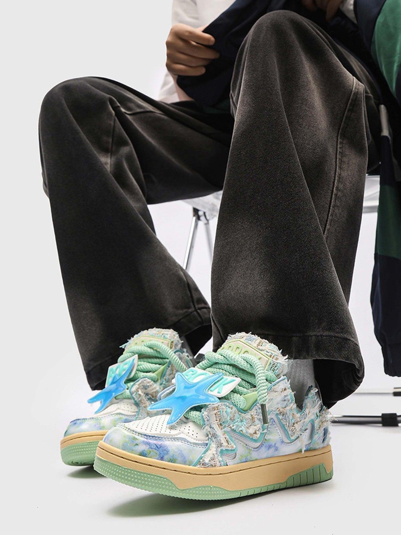 Concert Outfit American Retro High Street Sneakers Shoes Concert Outfit American Retro High Street Sneakers Shoes