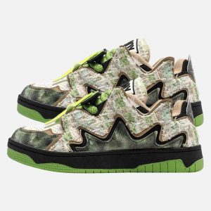 Concert Outfit American Retro High Street Sneakers Shoes