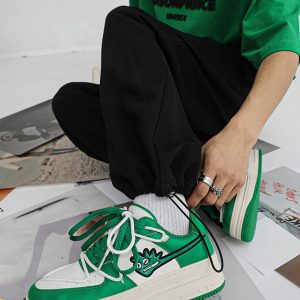 Concert Outfit American Retro Hip-Hop Monster Casual Shoes Board Shoes