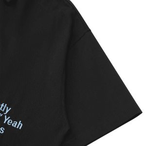 Concert Outfit American Retro Letter Embroidered Shirt