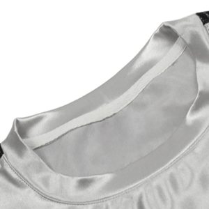 Concert Outfit American Retro Patchwork Print Long-Sleeved T-Shirt