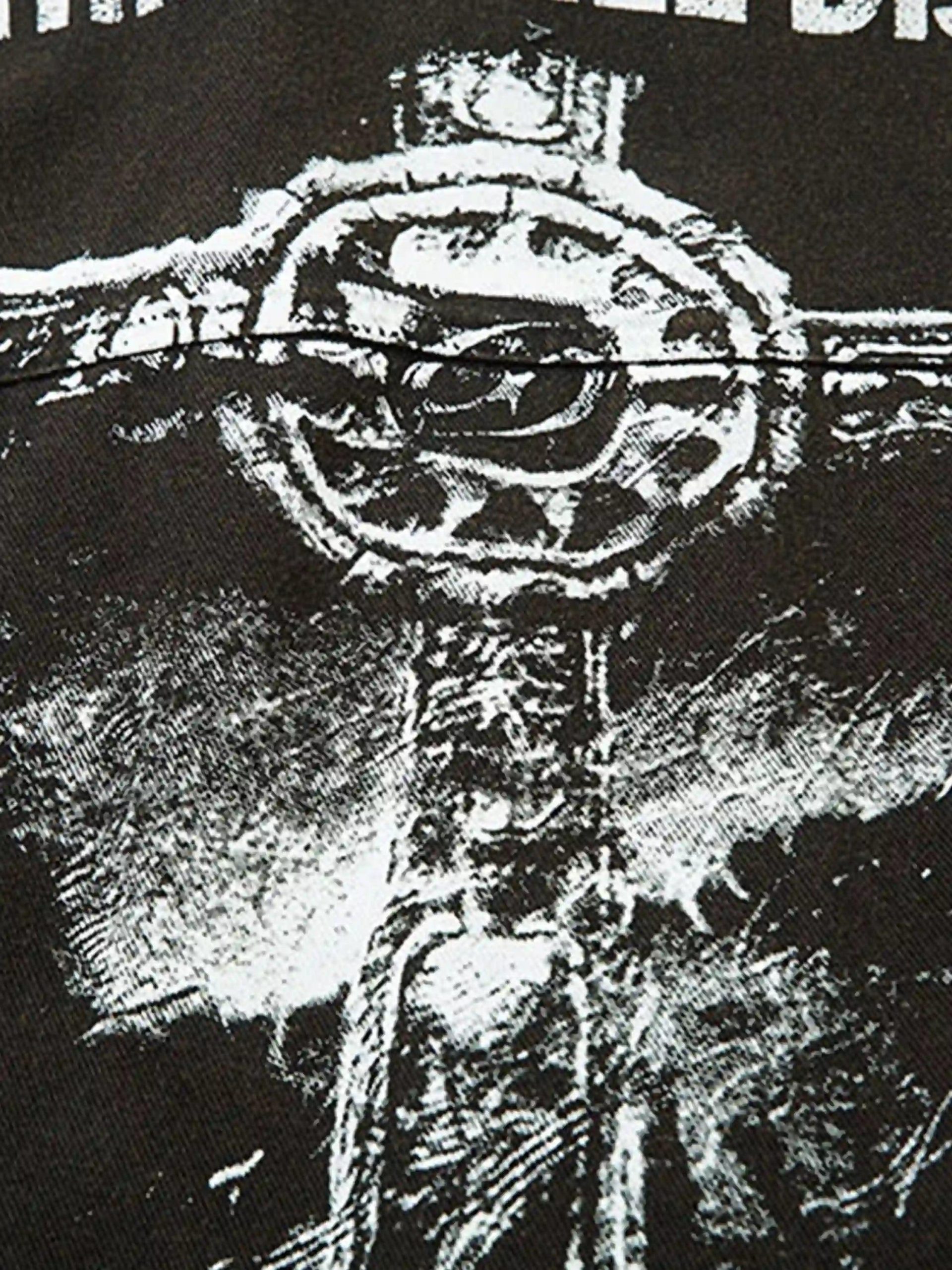 Concert Outfit American Retro Raw Edge Cross Long Sleeve Shirt Concert Outfit American Retro Raw Edge Cross Long Sleeve Shirt