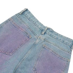 Concert Outfit American Retro Spray-Painted Star Embroidered Jeans