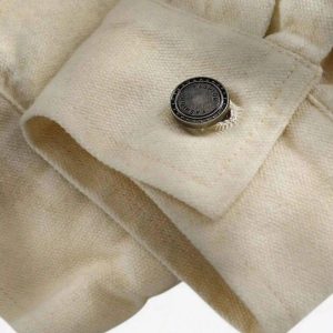 Concert Outfit American Retro Washed Graffiti Patchwork Jacket