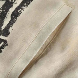 Concert Outfit American Retro Washed Graffiti Patchwork Jacket