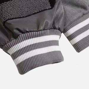 Concert Outfit American Retro Woolen Baseball Jacket