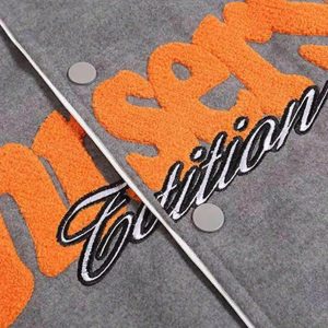 Concert Outfit American Retro Woolen Baseball Jacket