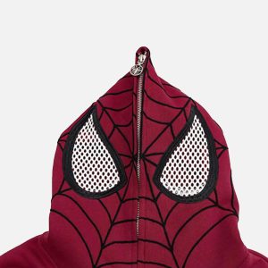 Concert Outfit American Spider Towel Embroidery Cardigan Hoodie