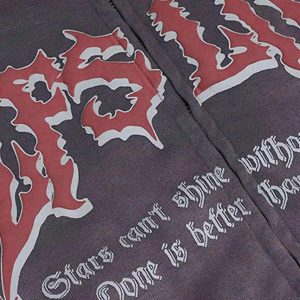 Concert Outfit American Street Foam Hooded Hoodie