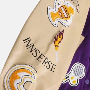 Concert Outfit American Street Retro Embroidered Baseball Jacket