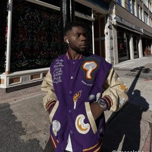 Concert Outfit American Street Retro Embroidered Baseball Jacket