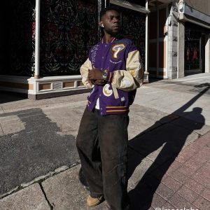 Concert Outfit American Street Retro Embroidered Baseball Jacket