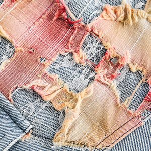 Concert Outfit American Street Style Lace Patchwork Denim Jacket