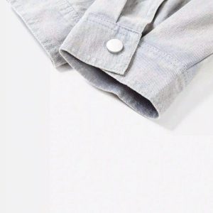 Concert Outfit American Street Style Washed Faded Short Jacket