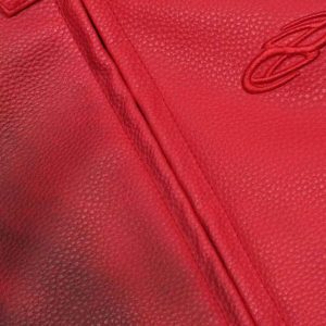 Concert Outfit American Style 3D Embroidery Spray Color Motorcycle Jacket