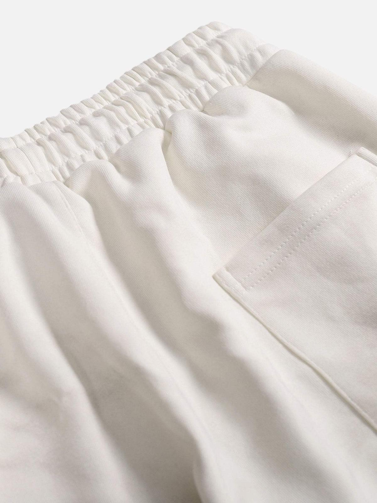 Concert Outfit American Style Spray Painted Letters Washed Casual Sweatpants Concert Outfit American Style Spray Painted Letters Washed Casual Sweatpants