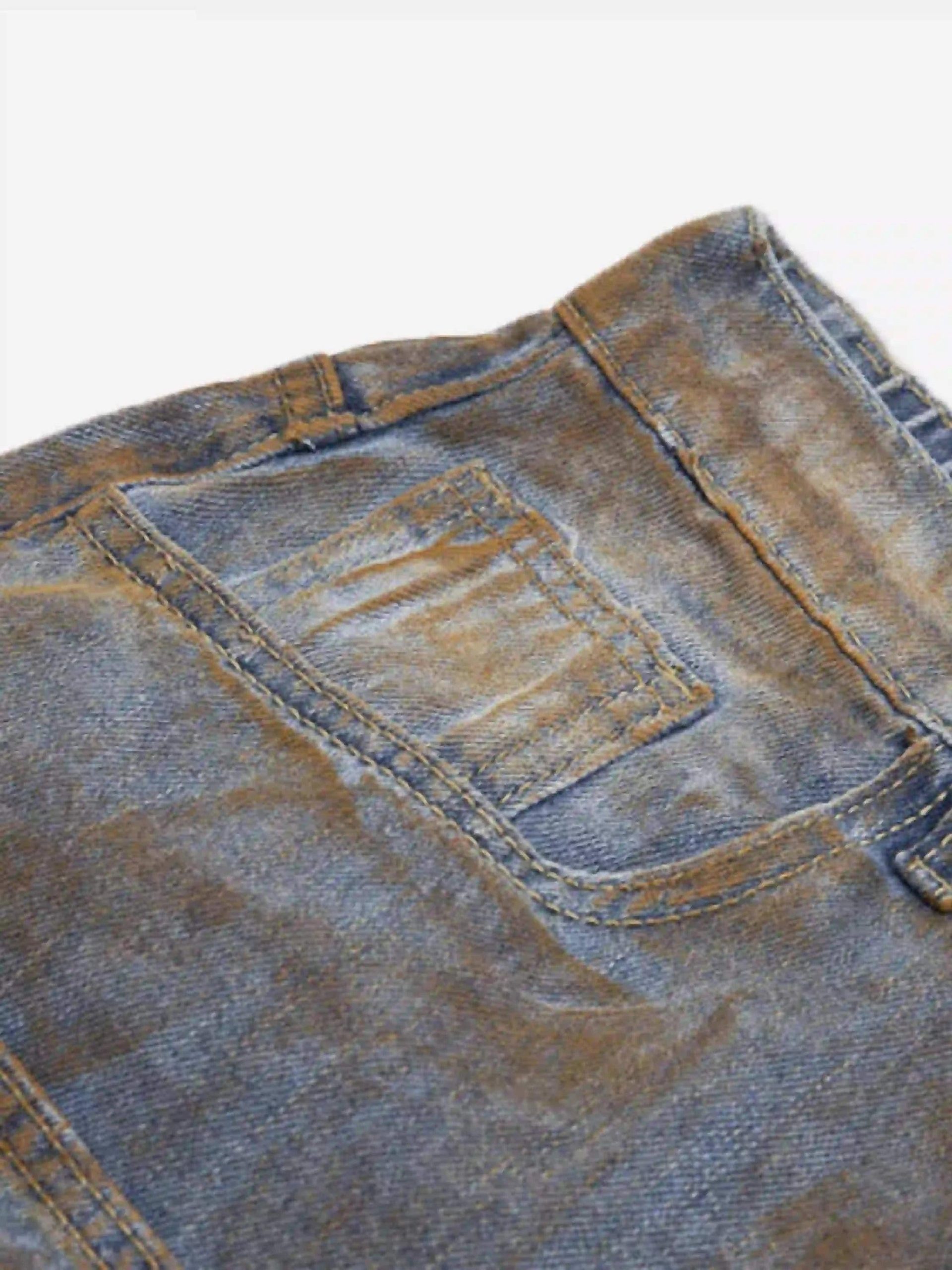 Concert Outfit American Style Wasteland Style Wide-Leg Denim Jorts Concert Outfit American Style Wasteland Style Wide-Leg Denim Jorts