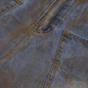 Concert Outfit American Style Wasteland Style Wide-Leg Denim Jorts