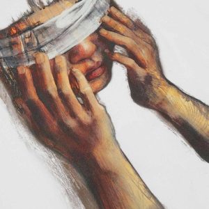 Concert Outfit American Tide Loose Print Round Neck T-Shirt