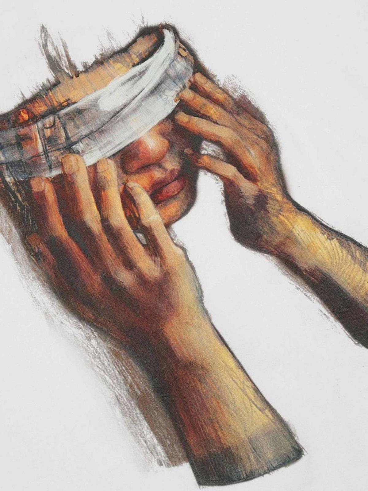 Concert Outfit American Tide Loose Print Round Neck T-Shirt Concert Outfit American Tide Loose Print Round Neck T-Shirt