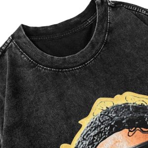 Concert Outfit American Vintage Old Masked Hip-Hop T-Shirt