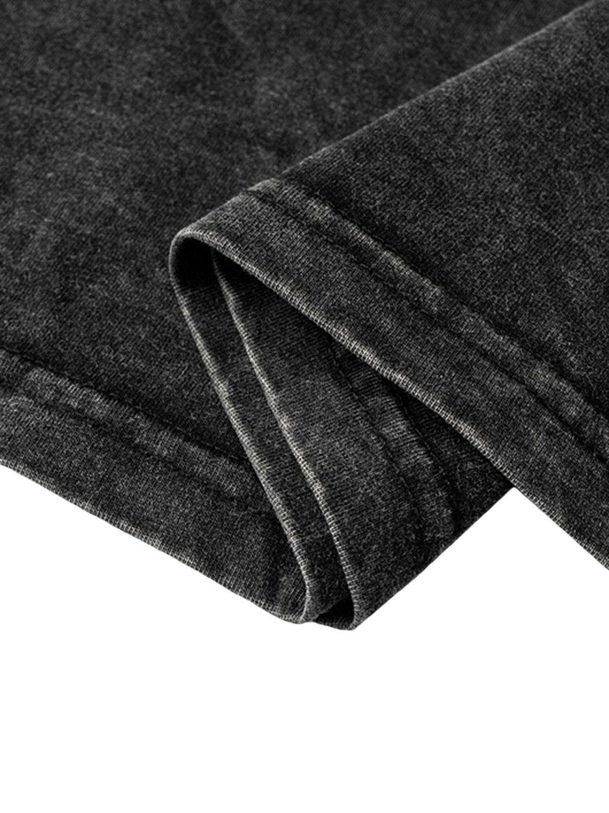 Concert Outfit American Vintage Old Masked Hip-Hop T-Shirt Concert Outfit American Vintage Old Masked Hip-Hop T-Shirt