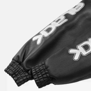 Concert Outfit American Vintage Street PU Leather Jacket