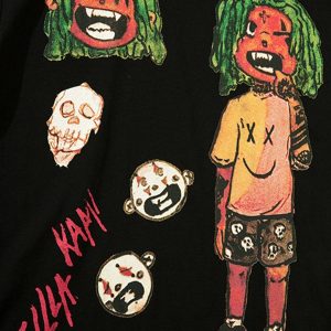 Concert Outfit Anime Character Printed T-Shirt