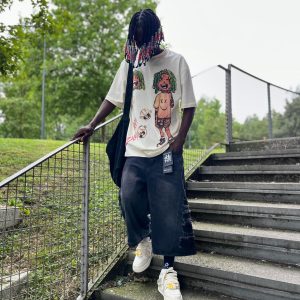 Concert Outfit Anime Character Printed T-Shirt