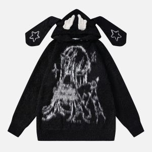Concert Outfit Anime Seahorse Fur Hoodie