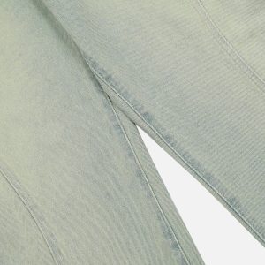 Concert Outfit Arc Patchwork Washed Loose Jeans